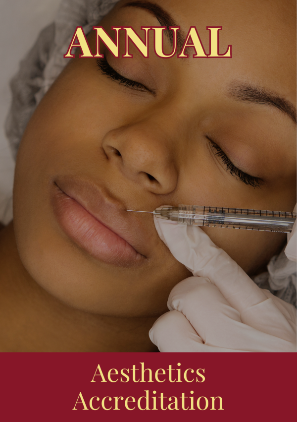 Annual Aesthetics Single Course Accreditation