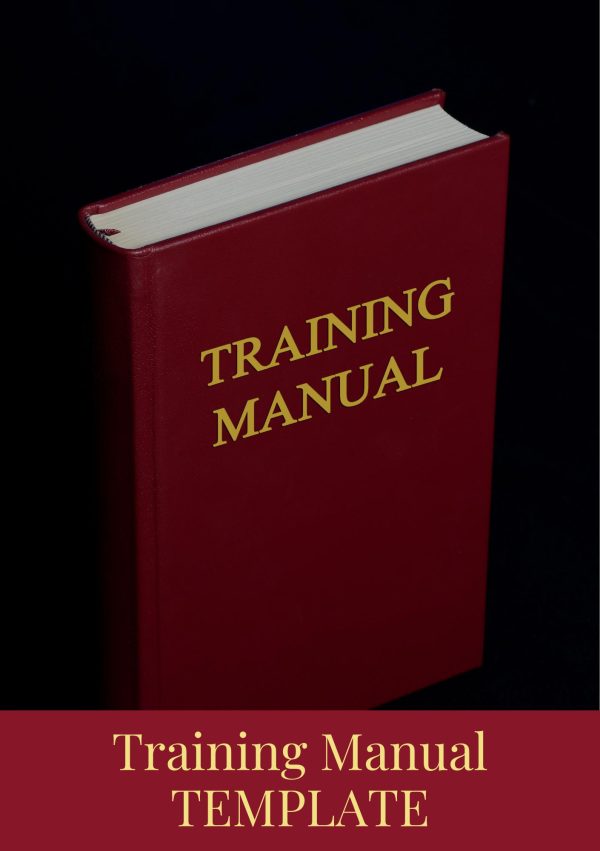 Training Manual Template