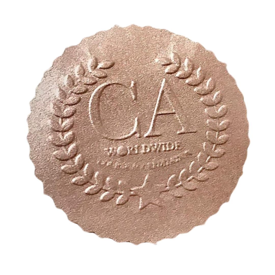 Rose Gold Embossing Wafer