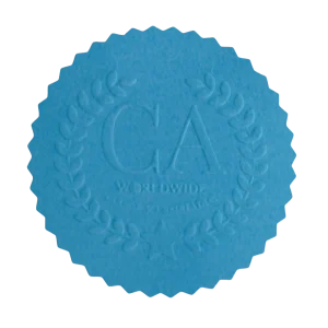 Light Blue Embossing Wafer